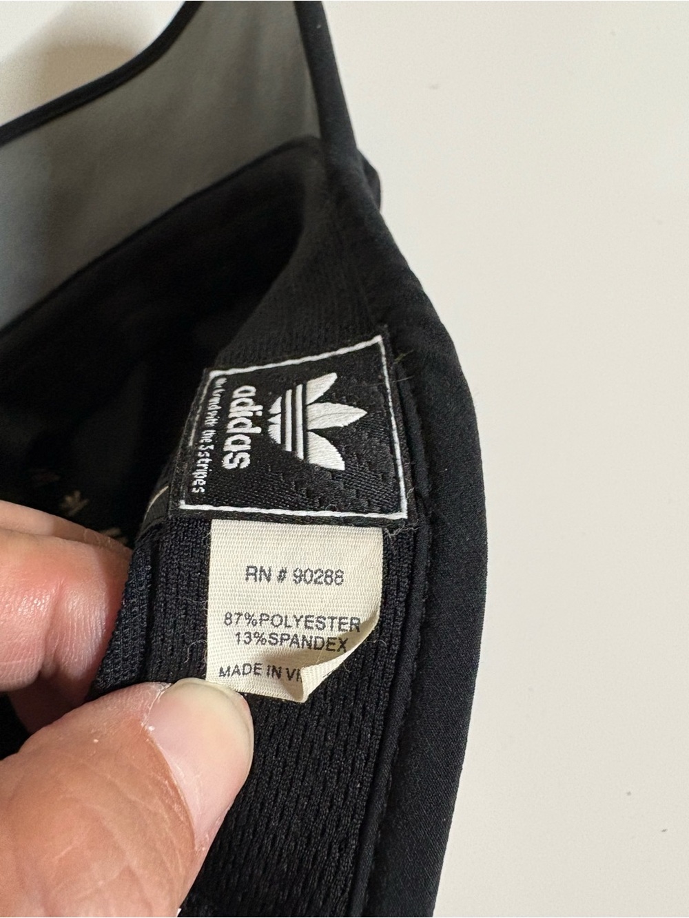 Adidas Triple Stripe Black White Adjustable Athletic Hat Women’s - Picture 7 of 7